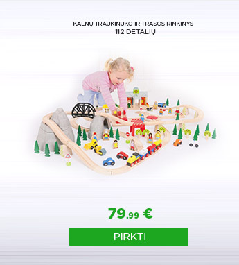 Kalnų traukinuko ir trasos rinkinys