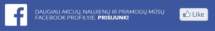 Aplankykite mus Facebook